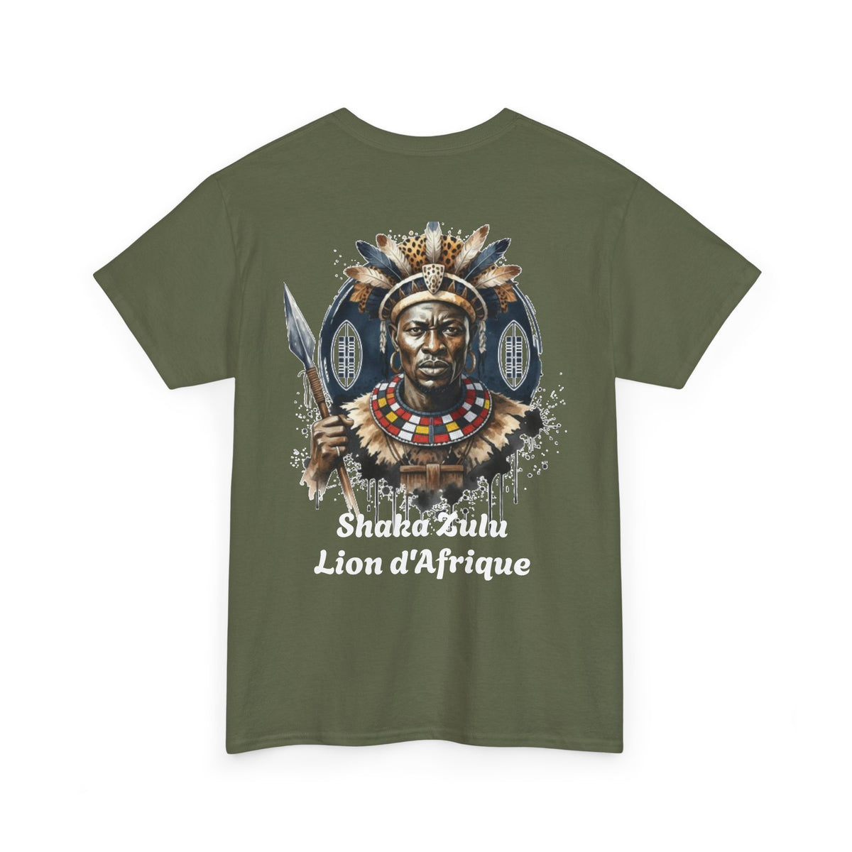 T-Shirt Shaka Zulu — Le Lion d'Afrique