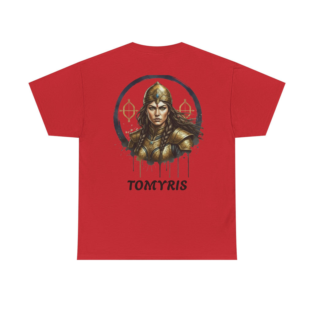 Titre produit : T-Shirt Tomyris — La Reine qui Tua Cyrus