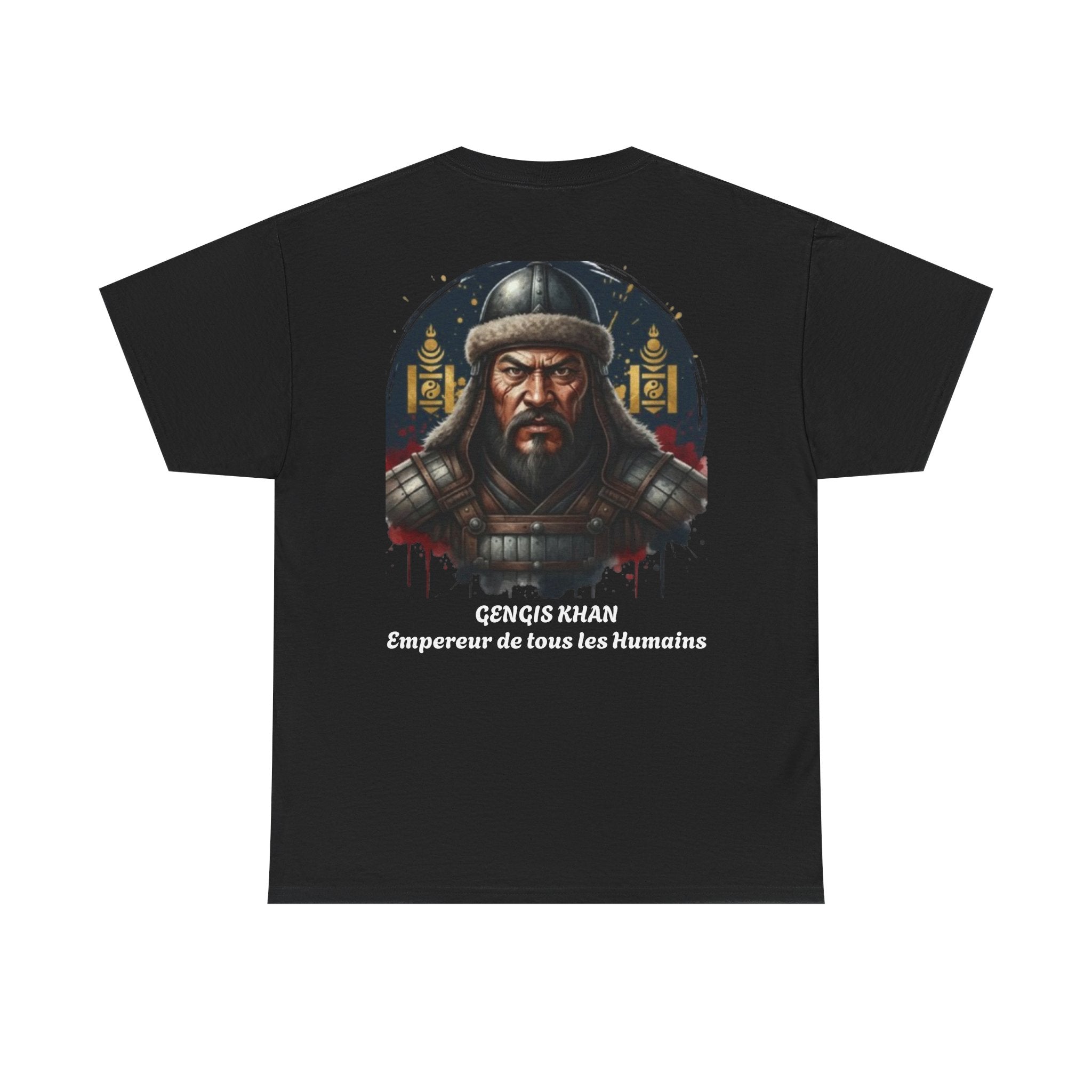 T-Shirt Gengis Khan — Empereur de Tous les Humains