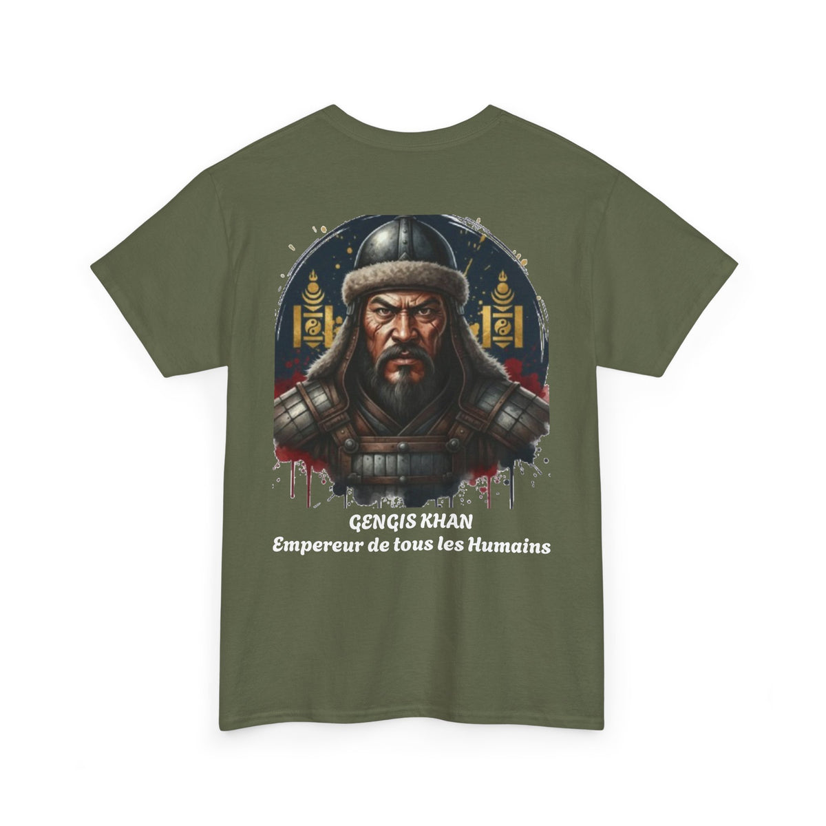 T-Shirt Gengis Khan — Empereur de Tous les Humains