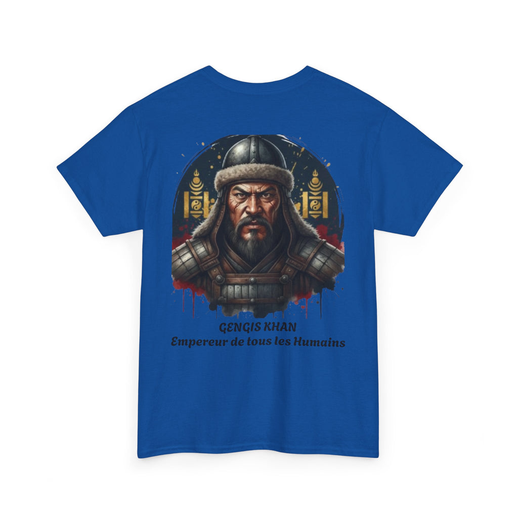 T-Shirt Gengis Khan — Empereur de Tous les Humains