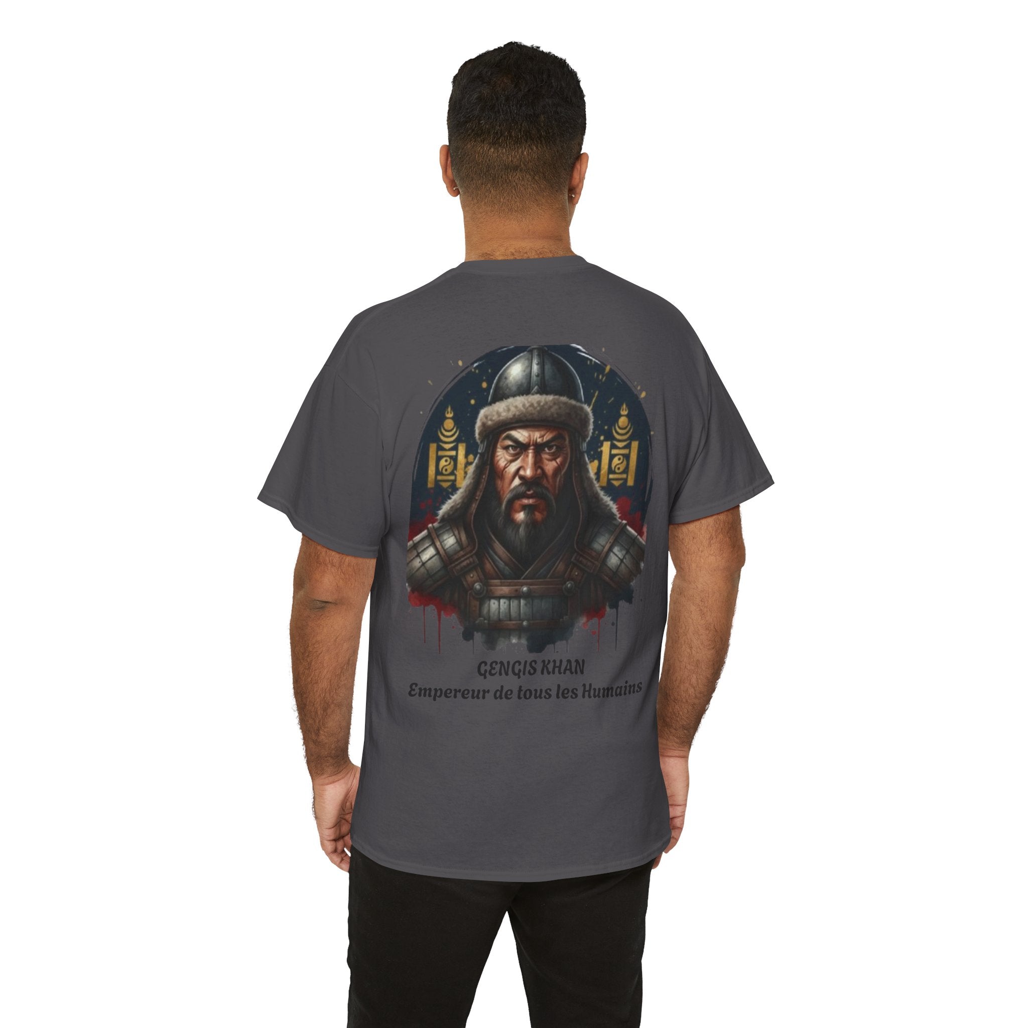 T-Shirt Gengis Khan — Empereur de Tous les Humains