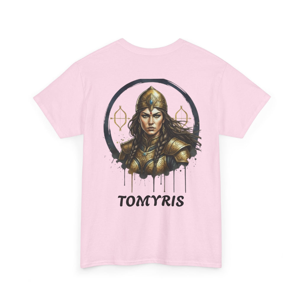 Titre produit : T-Shirt Tomyris — La Reine qui Tua Cyrus