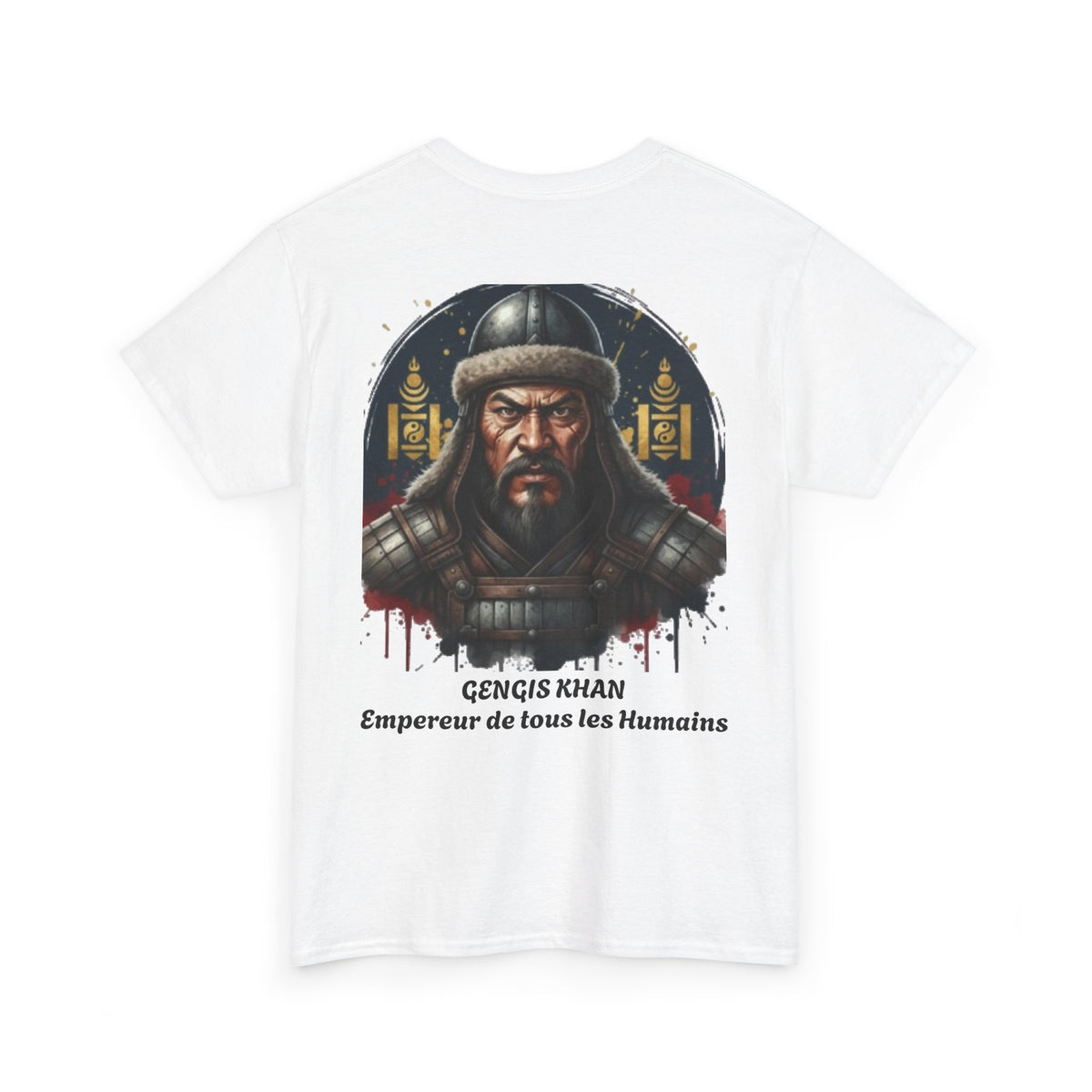 T-Shirt Gengis Khan — Empereur de Tous les Humains