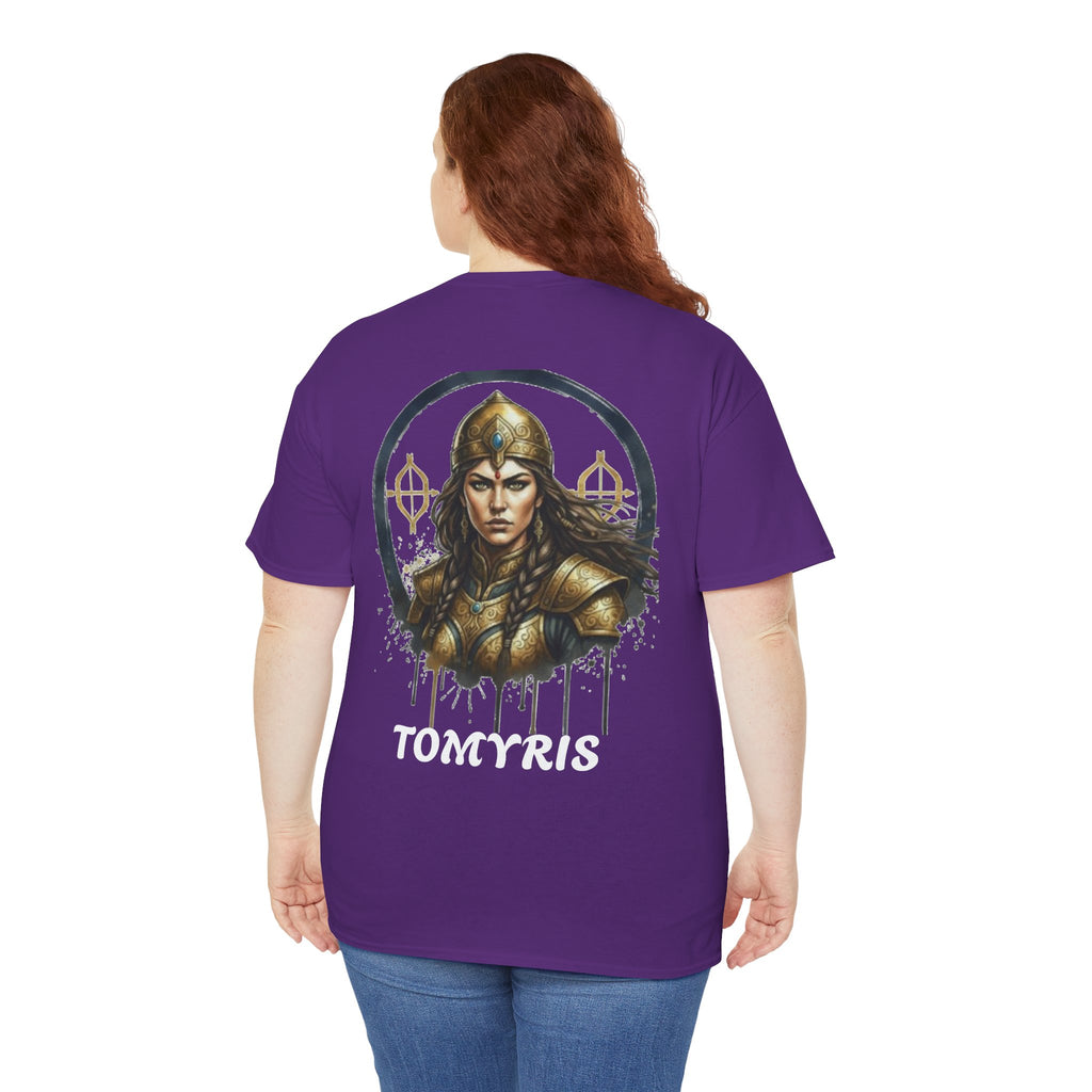 Titre produit : T-Shirt Tomyris — La Reine qui Tua Cyrus