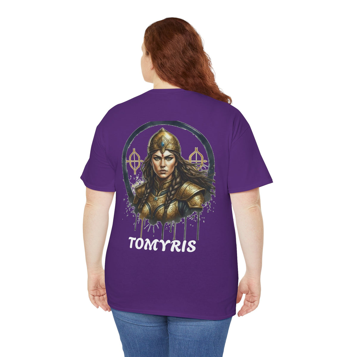 Titre produit : T-Shirt Tomyris — La Reine qui Tua Cyrus