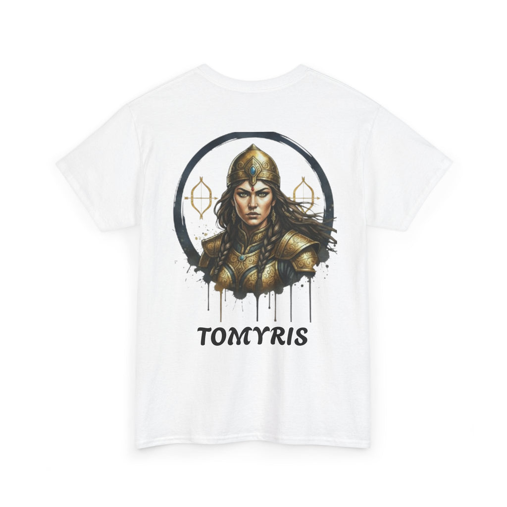 Titre produit : T-Shirt Tomyris — La Reine qui Tua Cyrus