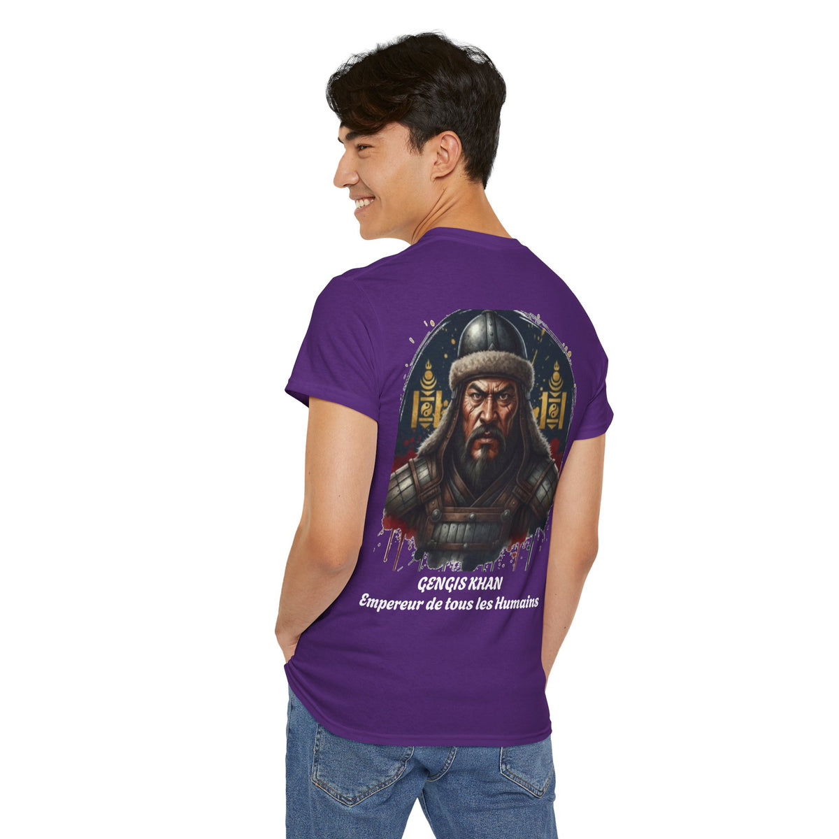 T-Shirt Gengis Khan — Empereur de Tous les Humains
