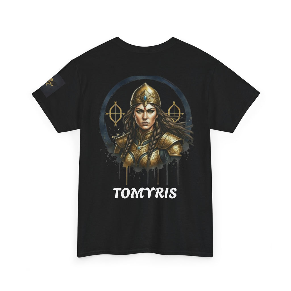 Titre produit : T-Shirt Tomyris — La Reine qui Tua Cyrus
