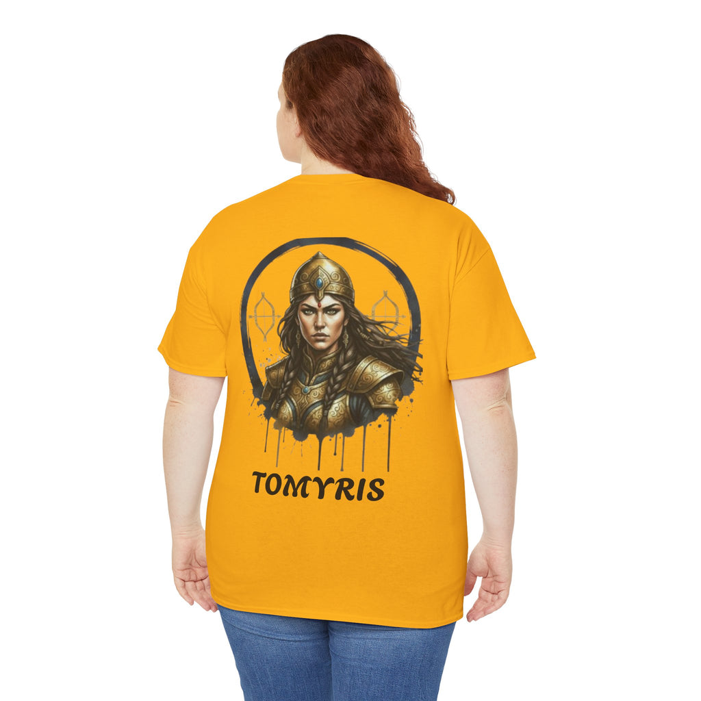 Titre produit : T-Shirt Tomyris — La Reine qui Tua Cyrus
