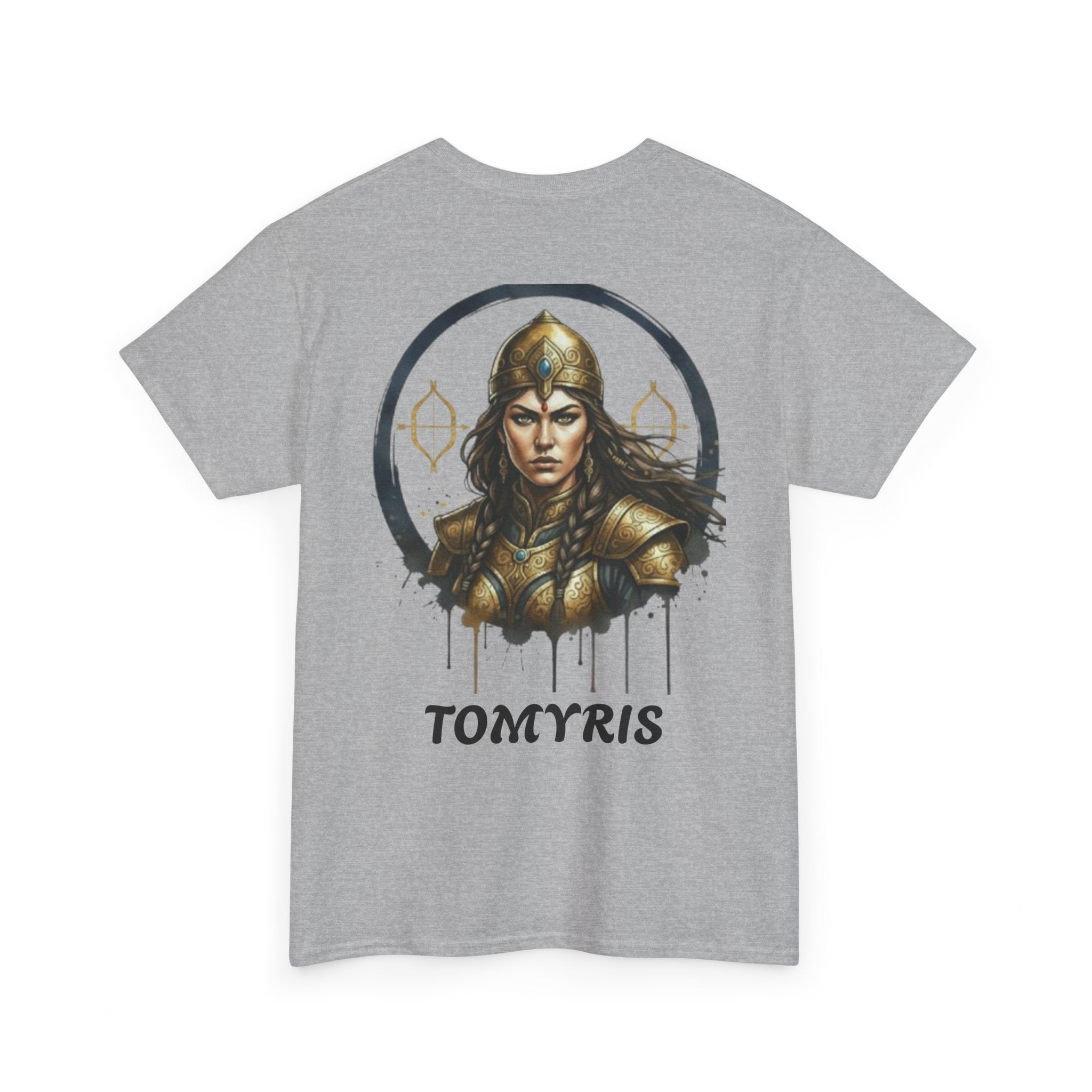 Titre produit : T-Shirt Tomyris — La Reine qui Tua Cyrus