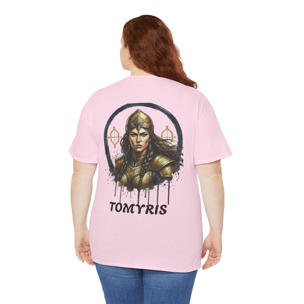 Titre produit : T-Shirt Tomyris — La Reine qui Tua Cyrus