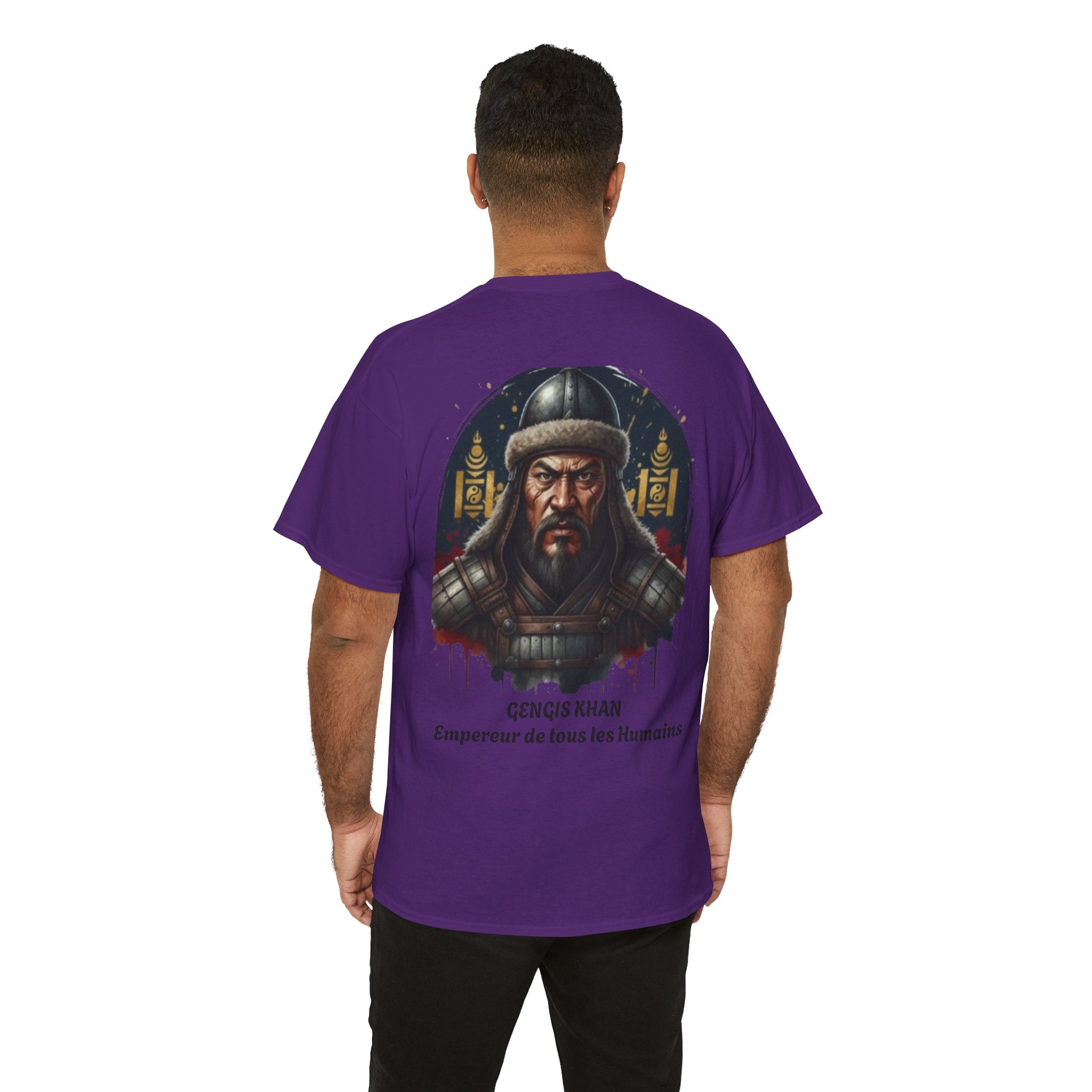 T-Shirt Gengis Khan — Empereur de Tous les Humains