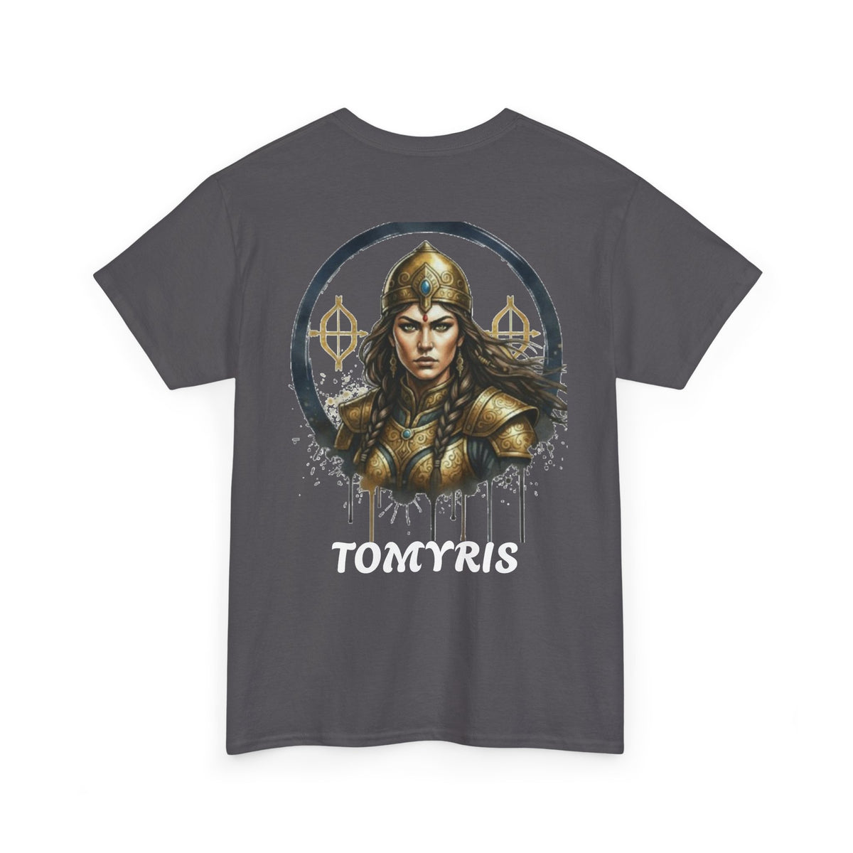 Titre produit : T-Shirt Tomyris — La Reine qui Tua Cyrus