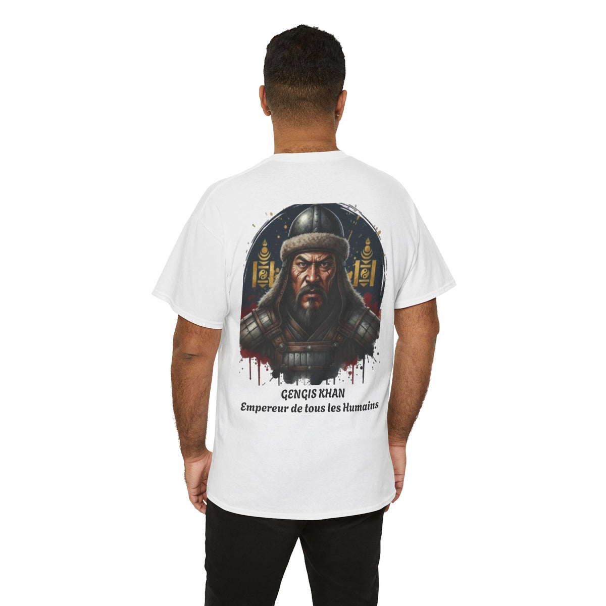 T-Shirt Gengis Khan — Empereur de Tous les Humains