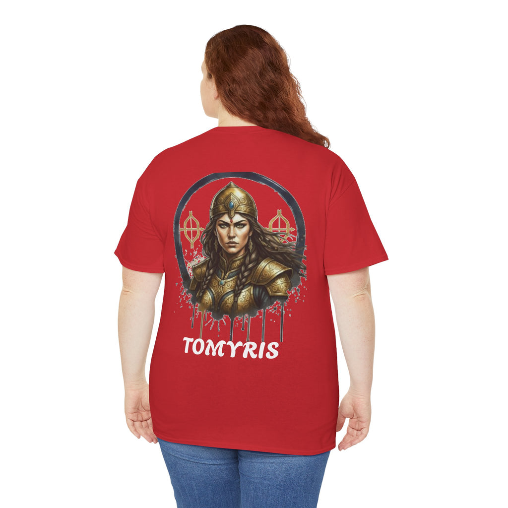 Titre produit : T-Shirt Tomyris — La Reine qui Tua Cyrus