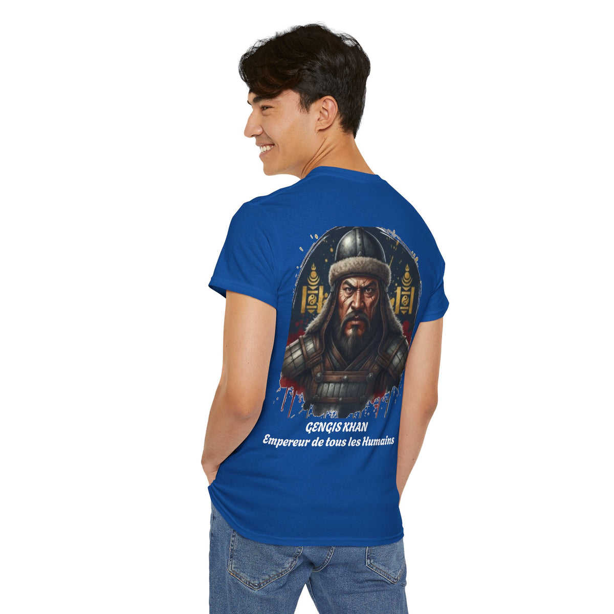 T-Shirt Gengis Khan — Empereur de Tous les Humains