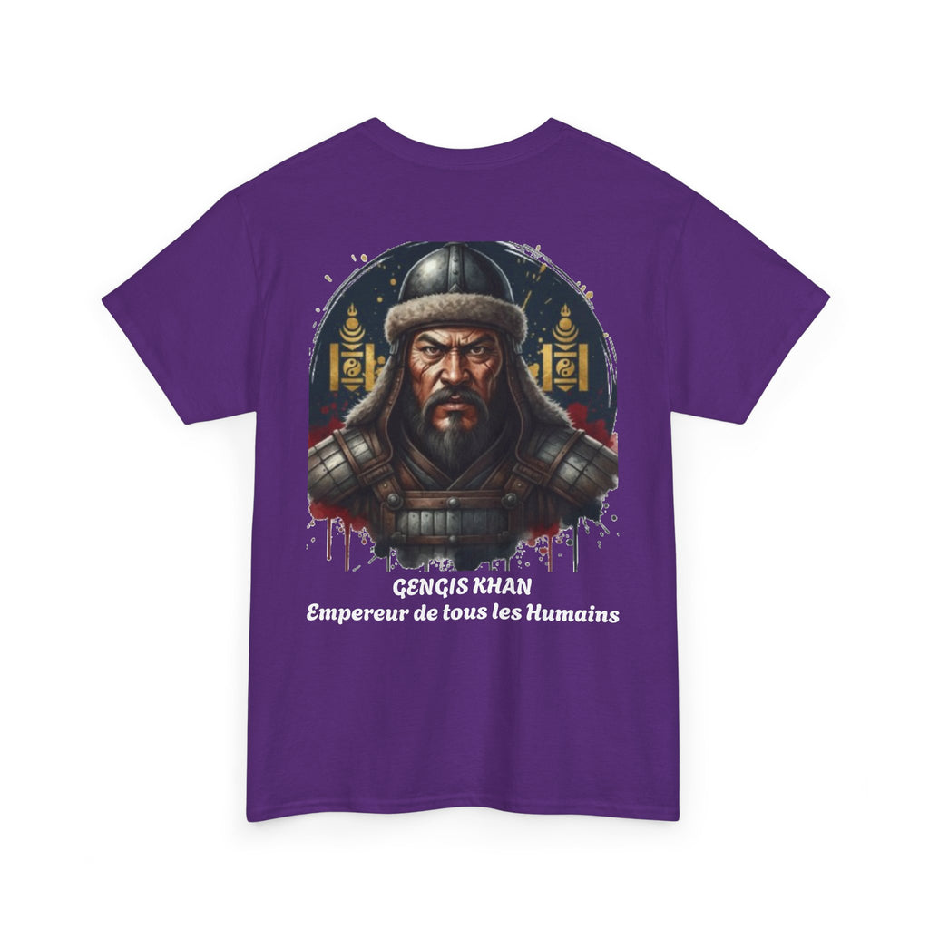 T-Shirt Gengis Khan — Empereur de Tous les Humains