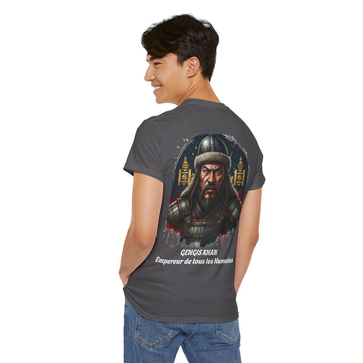 T-Shirt Gengis Khan — Empereur de Tous les Humains