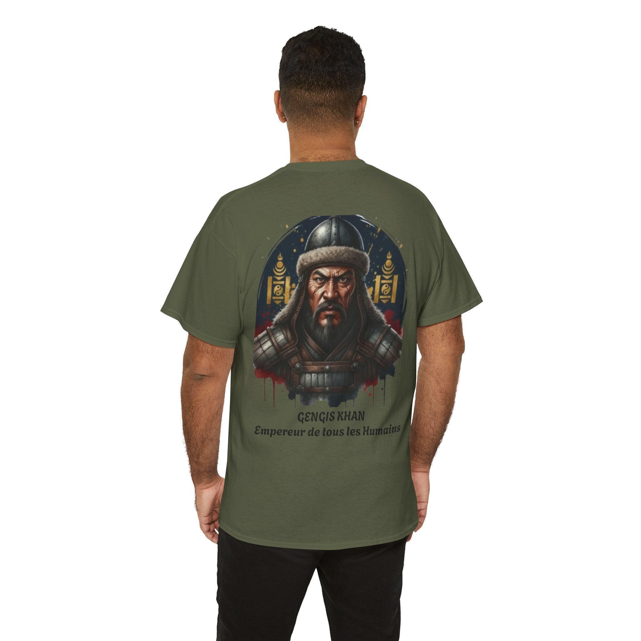 T-Shirt Gengis Khan — Empereur de Tous les Humains