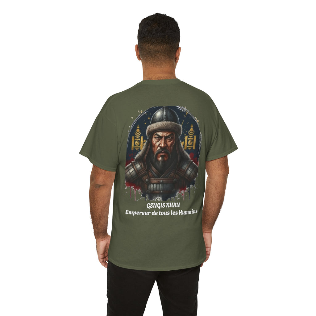 T-Shirt Gengis Khan — Empereur de Tous les Humains