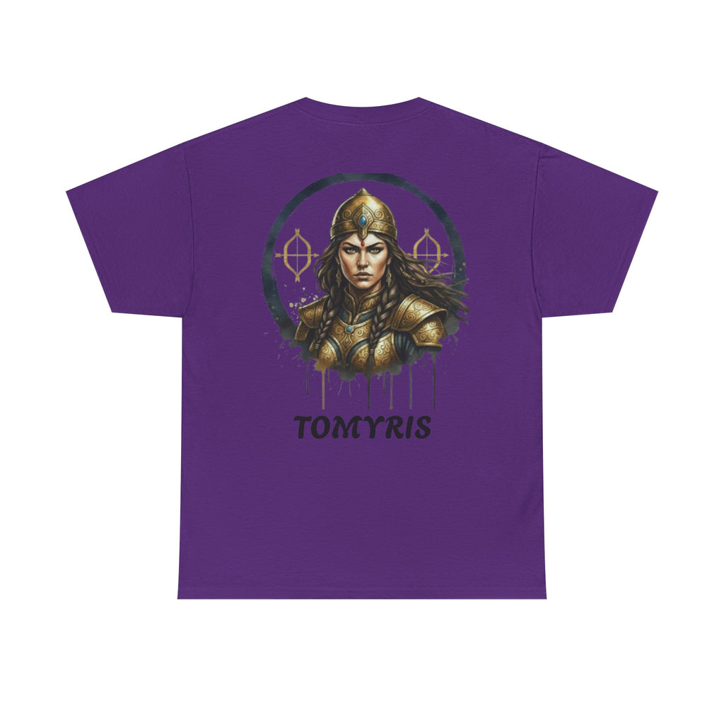 Titre produit : T-Shirt Tomyris — La Reine qui Tua Cyrus