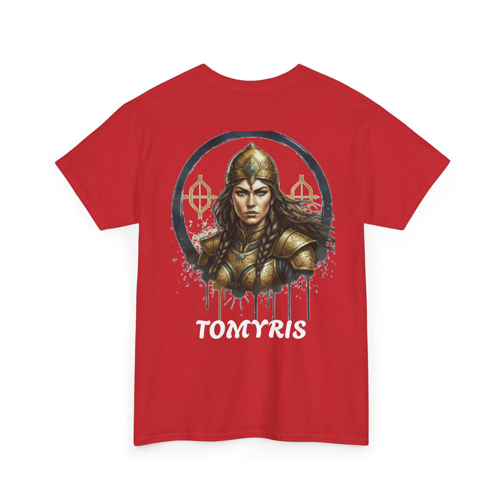 Titre produit : T-Shirt Tomyris — La Reine qui Tua Cyrus