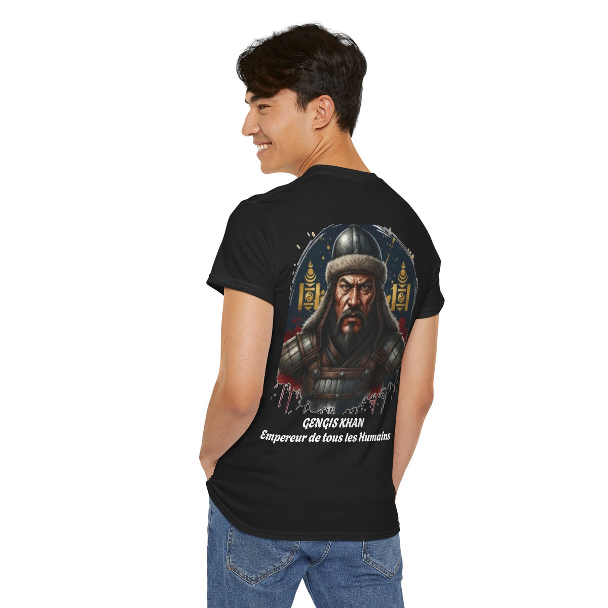 T-Shirt Gengis Khan — Empereur de Tous les Humains