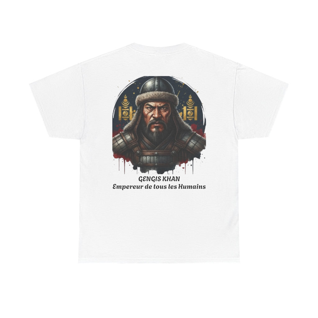 T-Shirt Gengis Khan — Empereur de Tous les Humains