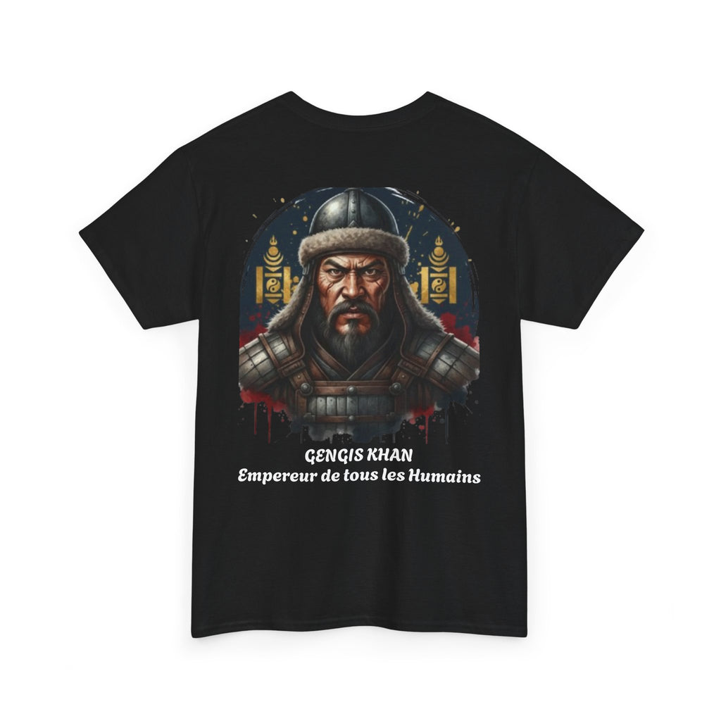 T-Shirt Gengis Khan — Empereur de Tous les Humains