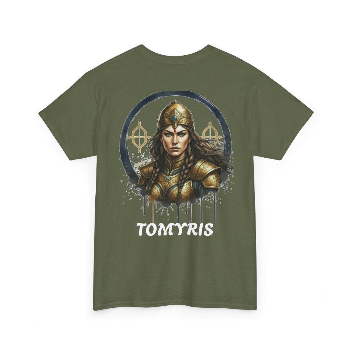 Titre produit : T-Shirt Tomyris — La Reine qui Tua Cyrus