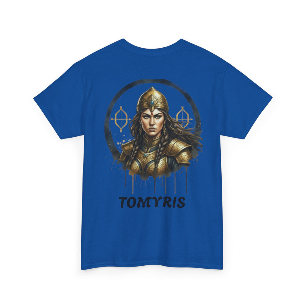 Titre produit : T-Shirt Tomyris — La Reine qui Tua Cyrus