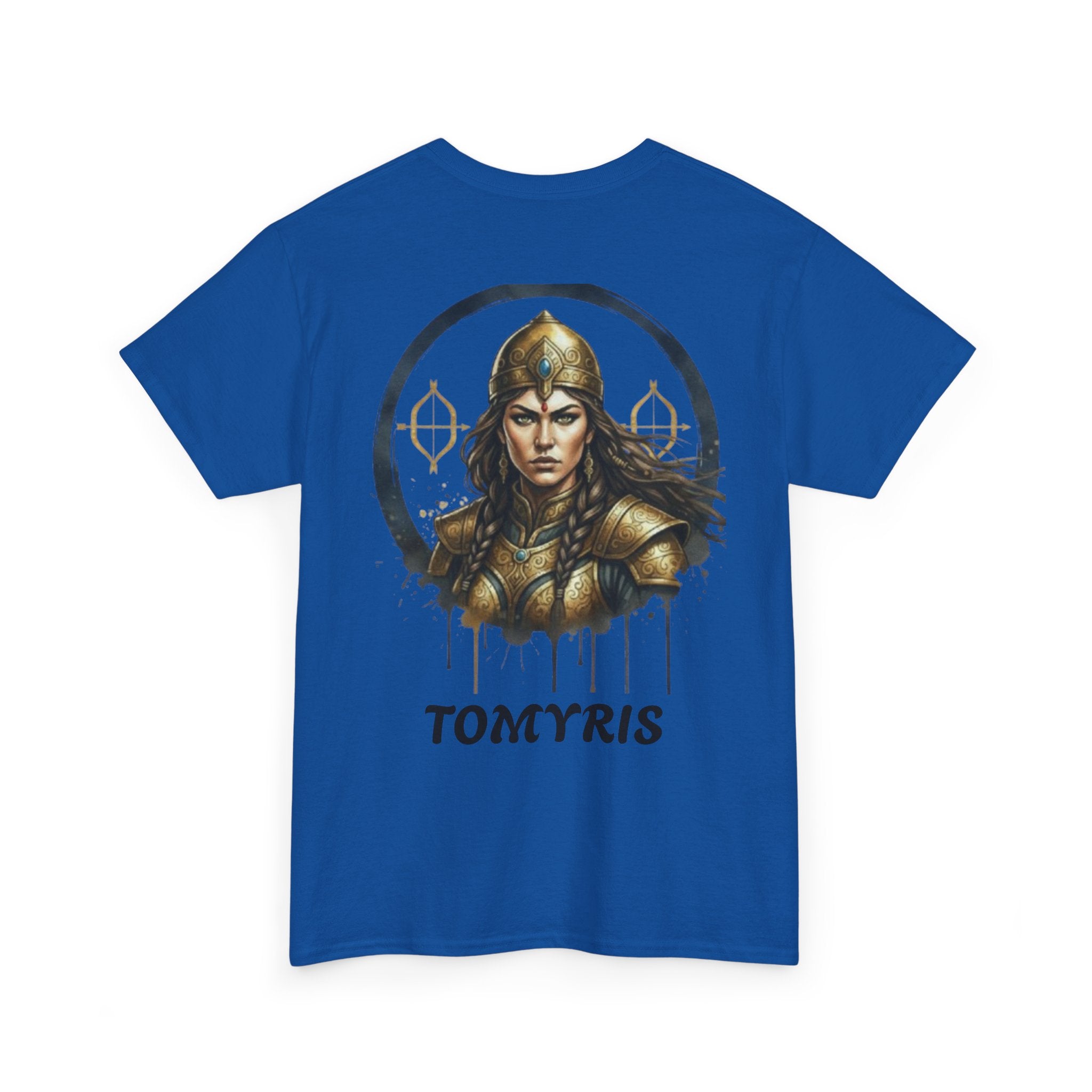 Titre produit : T-Shirt Tomyris — La Reine qui Tua Cyrus