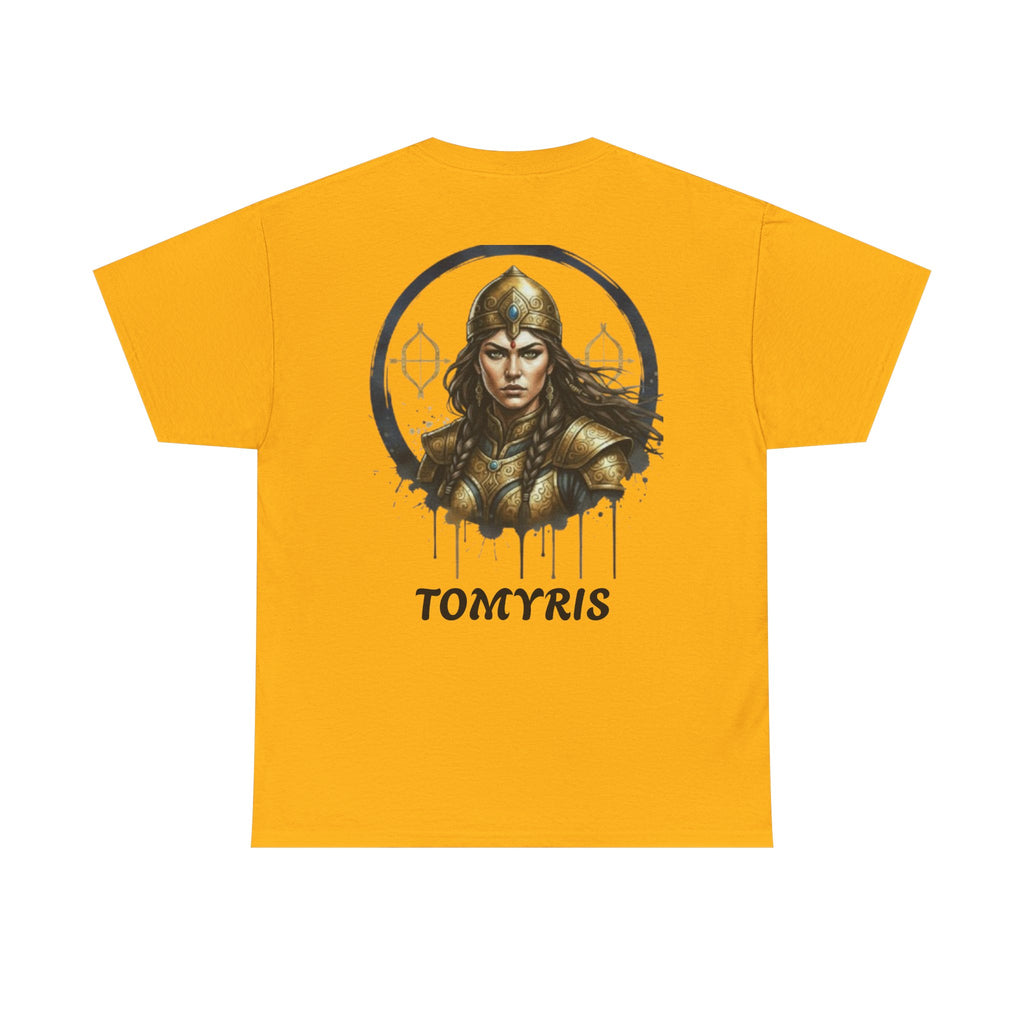 Titre produit : T-Shirt Tomyris — La Reine qui Tua Cyrus