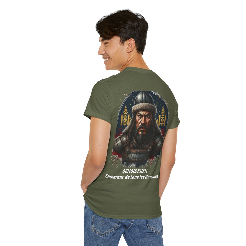 T-Shirt Gengis Khan — Empereur de Tous les Humains