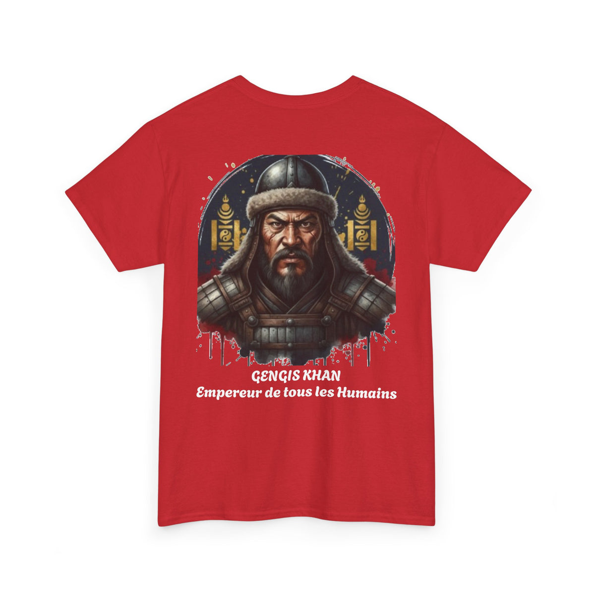 T-Shirt Gengis Khan — Empereur de Tous les Humains