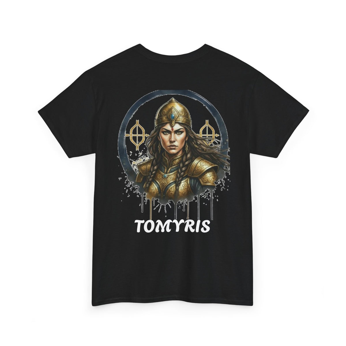 Titre produit : T-Shirt Tomyris — La Reine qui Tua Cyrus