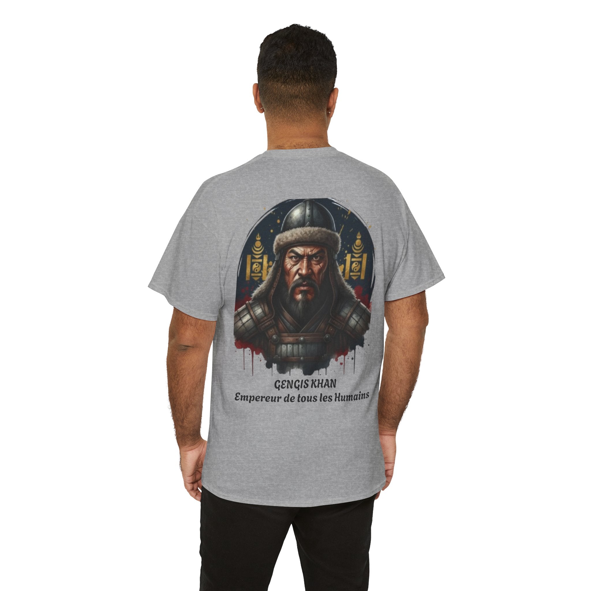 T-Shirt Gengis Khan — Empereur de Tous les Humains