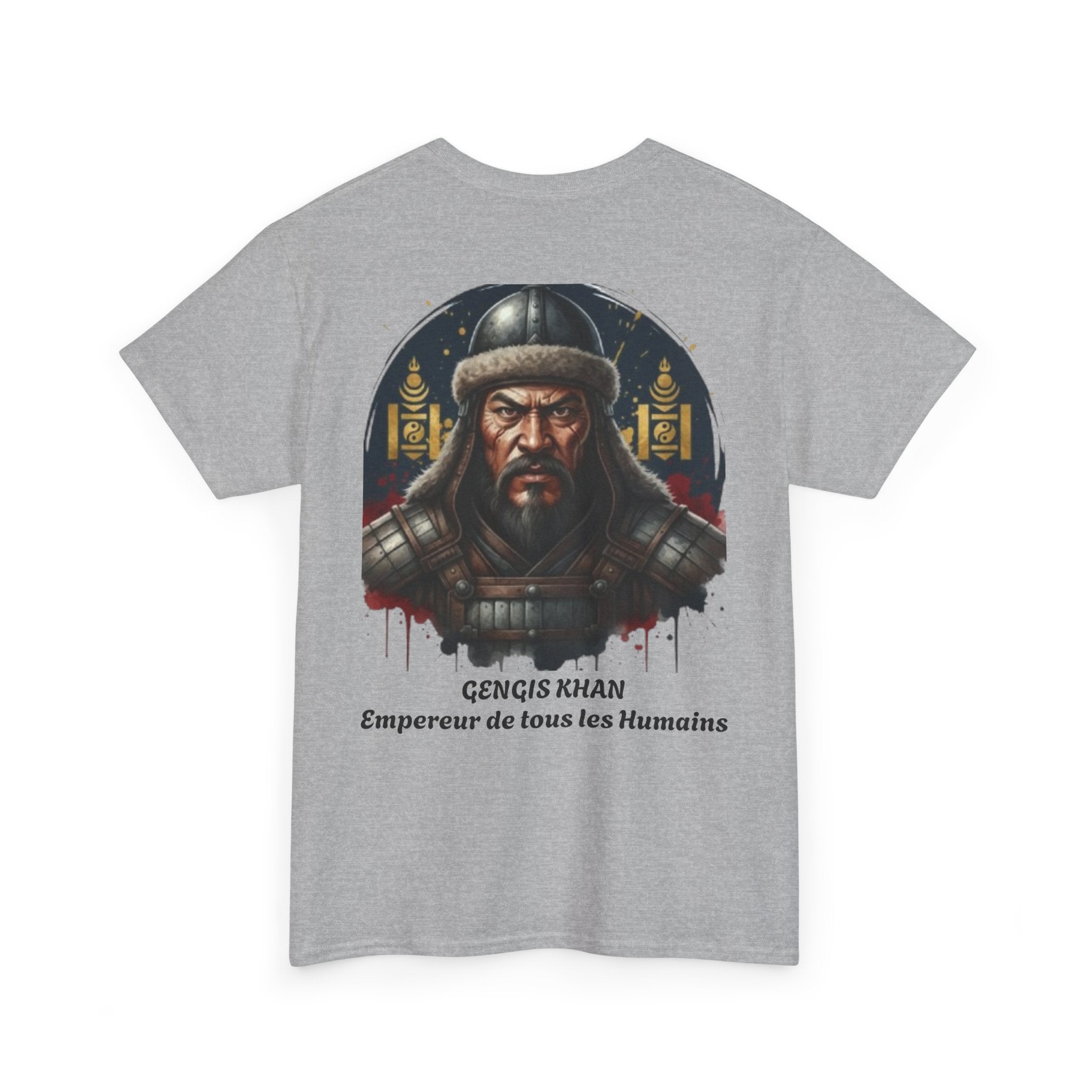 T-Shirt Gengis Khan — Empereur de Tous les Humains