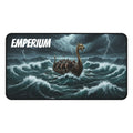 Tapis de Souris Vikings — Drakkar dans la Tempête | 30×56 cm